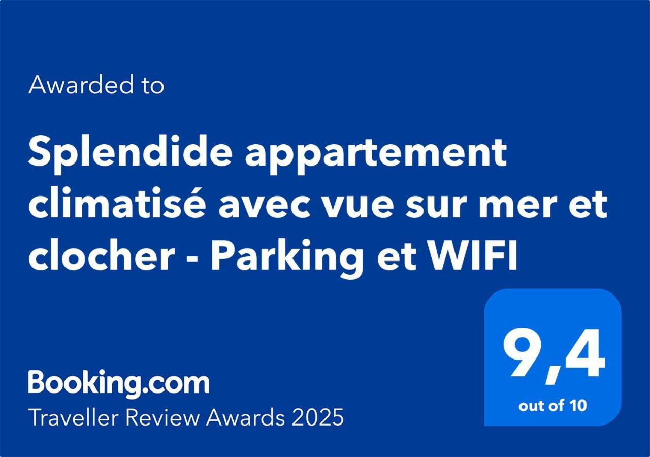 Splendide Appartement Climatise Avec Vue Sur Mer Et Clocher - Parking Et Wifi Collioure Exterior photo